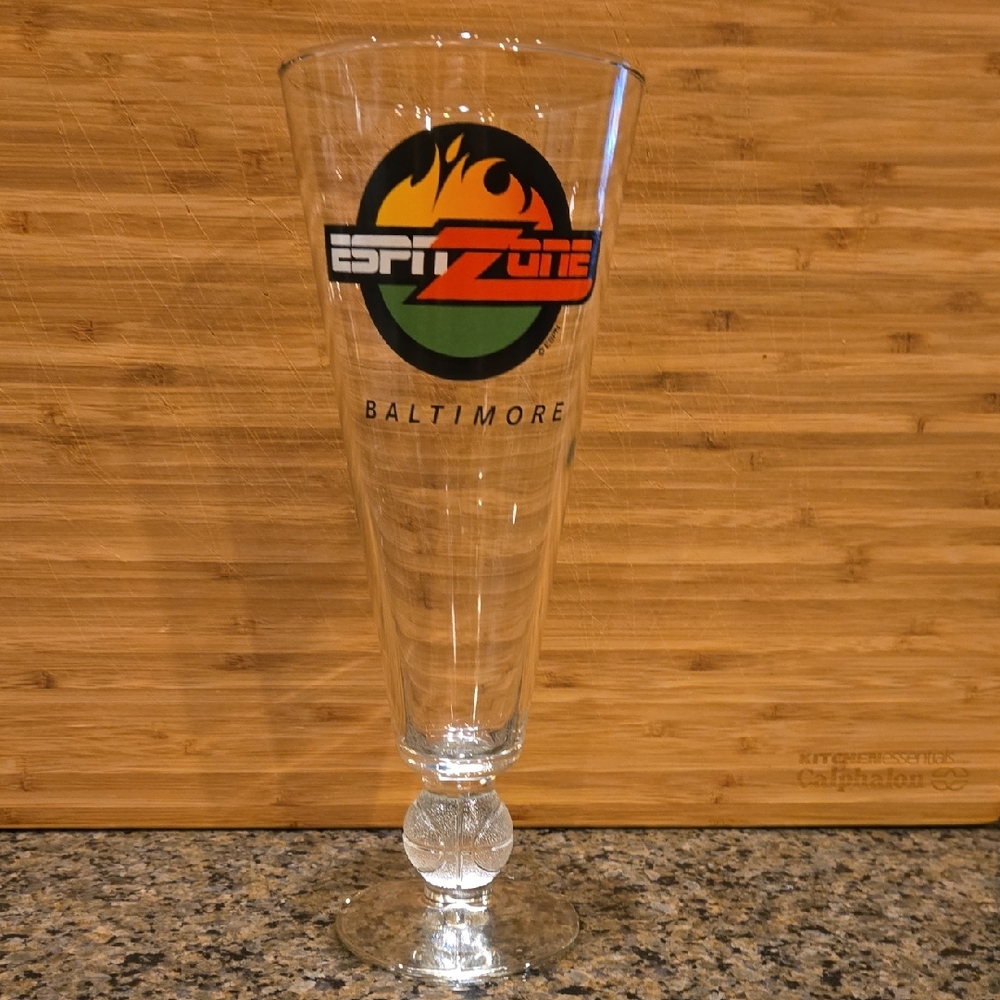 ESPN Zone Baltimore Pilsner Glass - Basketball